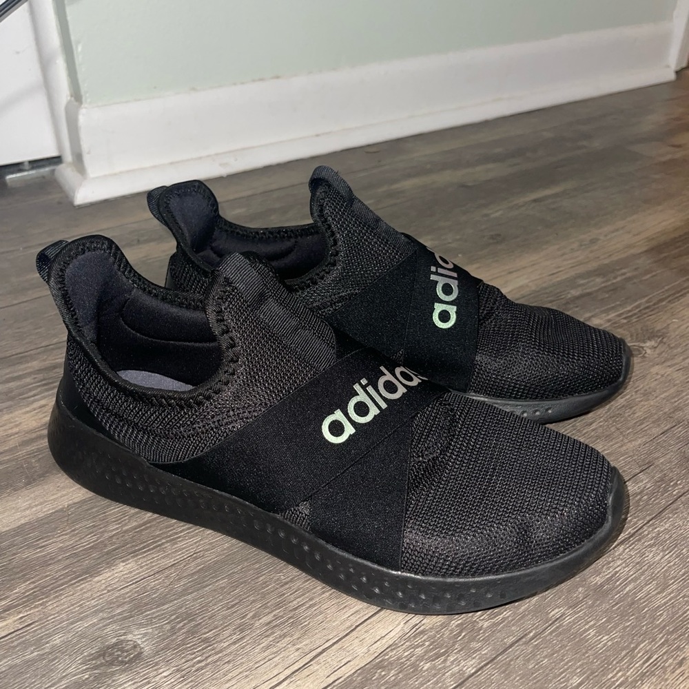 Adidas slip on athletic sneakers